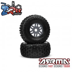 1-7 dBoots Fortress Front-Rear 2.4-3.3 Pre-Mounted Tires...