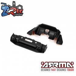 1-7 Painted Splitter And Diffuser  Black and Orange:...