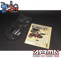 Clear Body with Decals: KRATON 6S BLX