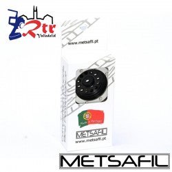 Llantas 1.9 beadlock Metsafil PT-Bullet Negro/Plata (2 Unidades)
