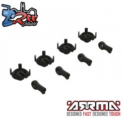 Shock Rod End & Spring Perch Set (4 Shocks)