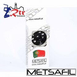 Llantas 1.9  beadlock Metsafil PT-Ecohole Negro/Plata (2 Unidades)