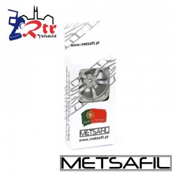 Llantas 1.9  beadlock Metsafil PT-Safari Plata/Plata (2 Unidades)