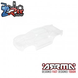 1-10 Clear Body with Decals and Window Masks: VORTEKS 4X4...