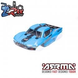 1-10 Clipless Painted Trimmed Body Set with Decals  Blue:...