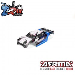 1-10 Clipless Painted Trimmed Body Set with Decals  Blue:...