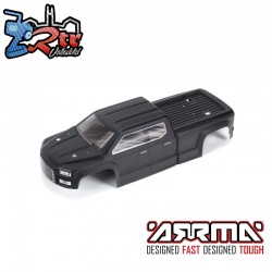 1-10 Painted Body  Black: BIG ROCK CREW CAB 4X4 BLX