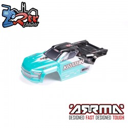 1-10 Painted Body  Teal-Black: KRATON 4X4 BLX
