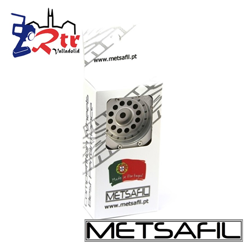 Llantas 1.9 aluminio Crawler beadlock Metsafil Plata/Plata (2 Unidades)