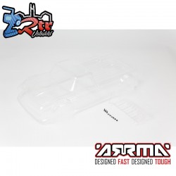 1-8 Clear Body with Decals: INFRACTION 4X4 3S