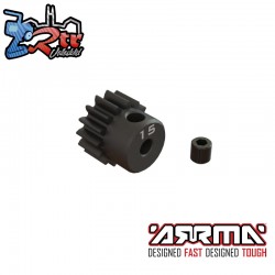 15T 0.8Mod 1-8" Bore CNC Steel Pinion Gear