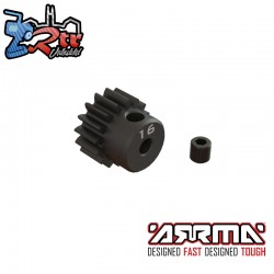 16T 0.8Mod 1-8" Bore CNC Steel Pinion Gear