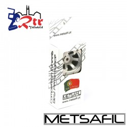 Llantas 1.9 beadlock Metsafil PT- Claw Plata/Plata (2 Unidades)