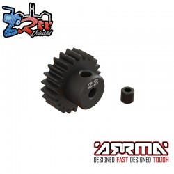 22T 0.8Mod 1-8" Bore CNC Steel Pinion Gear