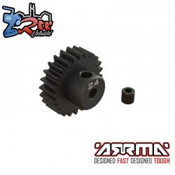 24T 0.8Mod 1-8" Bore CNC Steel Pinion Gear