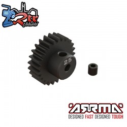 25T 0.8Mod 1-8" Bore CNC Steel Pinion Gear