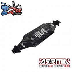 Aluminum Chassis CNC 7075 T6 LWB  Black: EXB