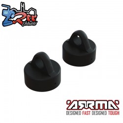 Aluminum Shock Cap  Black (2)