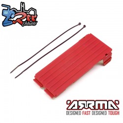 Battery Door Set  Red