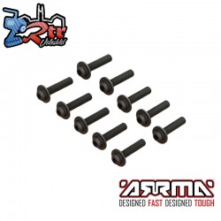BUTTON HEAD SCREW FLANGED M4x18mm V2
