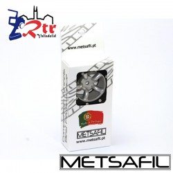 Llantas 1.9 beadlock Metsafil PT-Safari Plata/Negro (2 Unidades)