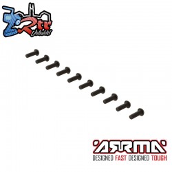 Button Head Screw M2.5x8mm (10)