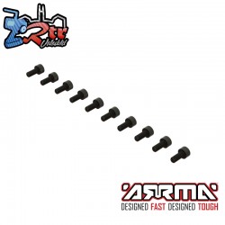 Cap Head Hex Machine Screw  M2.5x6mm (10)