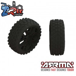 Dboots '2HO' Tire Set Glued Gun Metal (2)