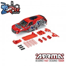 GORGON Painted Decaled Body Set  Red