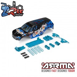 GORGON Painted Decaled Trimmed Body Set  Blue