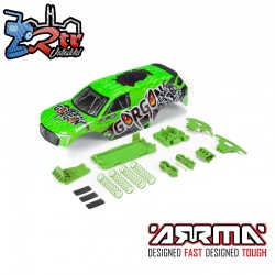 GORGON Painted Decaled Trimmed Body Set  Green