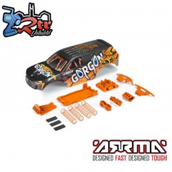GORGON Painted Decaled Trimmed Body Set  Orange