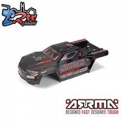 KRATON 6S EXB Painted Decalled Cut Body  Black - Red