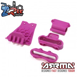 Lower Skid And Bumper Mount Set  Purple