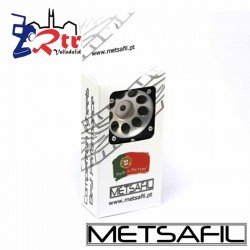 Llantas 1.9 beadlock Metsafil PT-Ecohole Plata/Negro (2 Unidades)