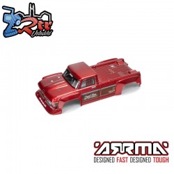 Painted Decaled Trimmed Body  Red: Outcast 4x4 BLX