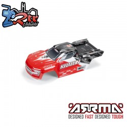 Painted Decaled Trimmed Body  Red-Black: Kraton 4x4