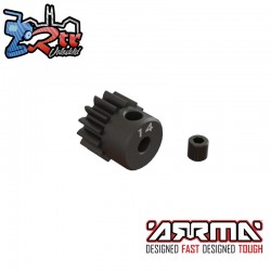 Pinion Gear  14T 0.8Mod 1-8" Bore CNC Steel
