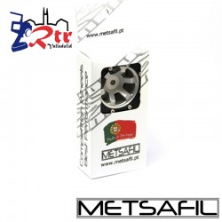 Llantas 1.9 beadlock Metsafil PT- Claw Plata/Negro (2 Unidades)