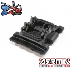 Rear Lower Skid-Gearbox Mount (Black)