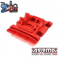 Rear Lower Skid-Gearbox Mount  Red
