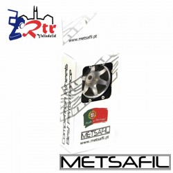 Llantas 1.9 beadlock Metsafil PT-Wave Plata/Negro (2 Unidades)