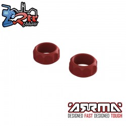 Threaded Shock Collar Red (2)
