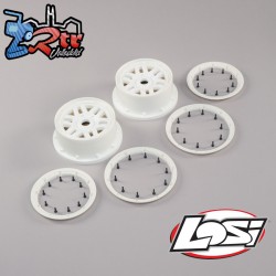 1-5 Front-Rear 4.75 Wheel and Beadlock Set  24mm Hex...
