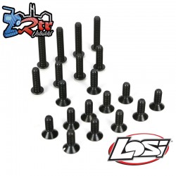 6mm Button Head & Flat Head Screw Assortment (20): 5IVE-T...
