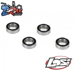 6x10x3 Rubber Sealed Ball Bearing (4): 8X  8XE