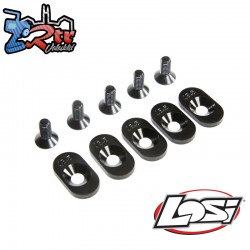 Engine Mount Insert and Screws 18.5T  Black (5): 5ive-T...