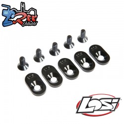 Engine Mount Insert and Screws 20.5T  Black (5): 5ive-T...
