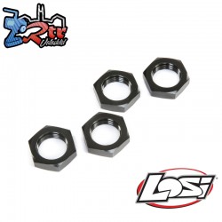 Wheel Nuts  Black (4): 5ive-T 2.0