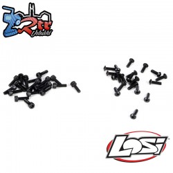 Wheel Screw Set  3x10mm BH & Cap (20ea): 5IVE-T  MINI WRC